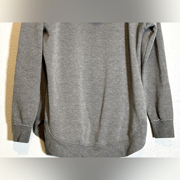 Maurices Fleece Hoodie with Plaid Hood Graphic Long Sleeve Sweatshirt Size M - Picture 12 of 16